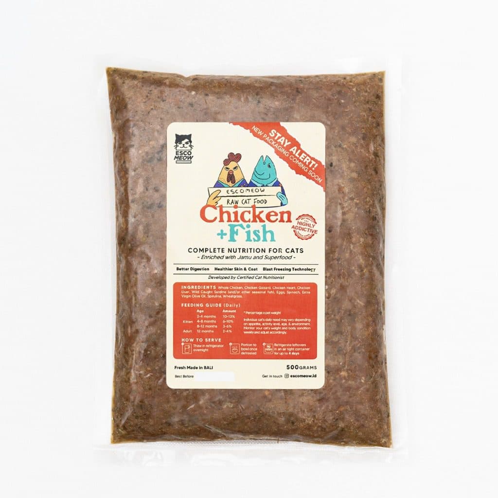 ESCOMEOW Raw Chicken Fish