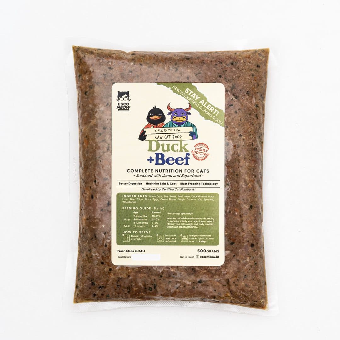 ESCOMEOW Raw Duck Beef
