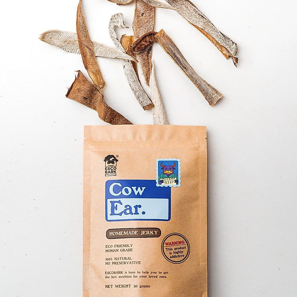 Escobark Sliced Cow Ear 50g