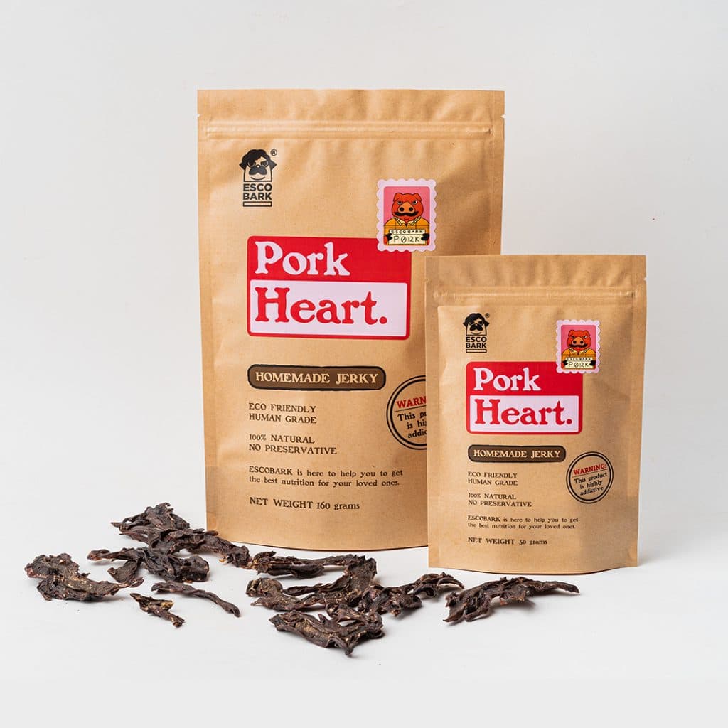 Escobark Value Pork Heart 160g