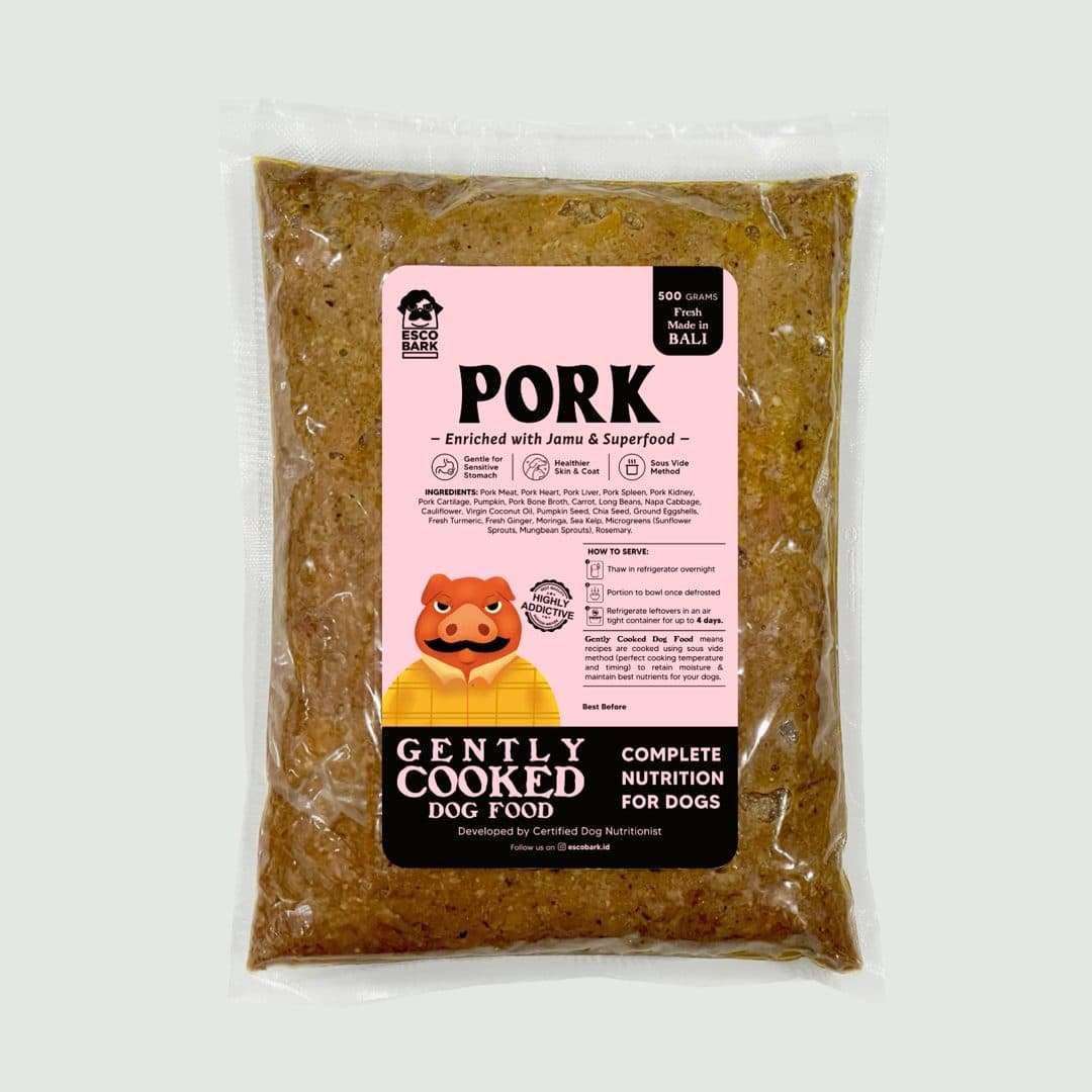 Escobark Gently Cooked Dog Food PORK