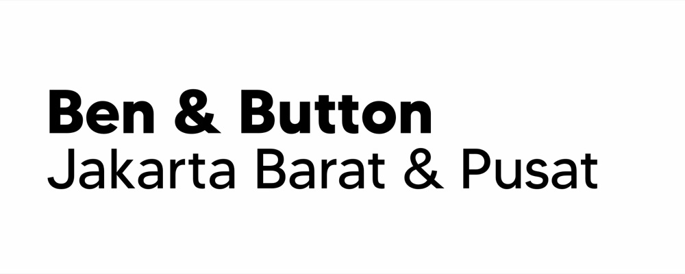 Ben & Button Jakarta Barat & Pusat