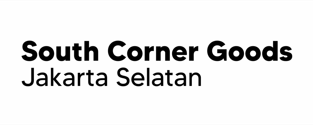 South Corner Goods Jakarta Selatan